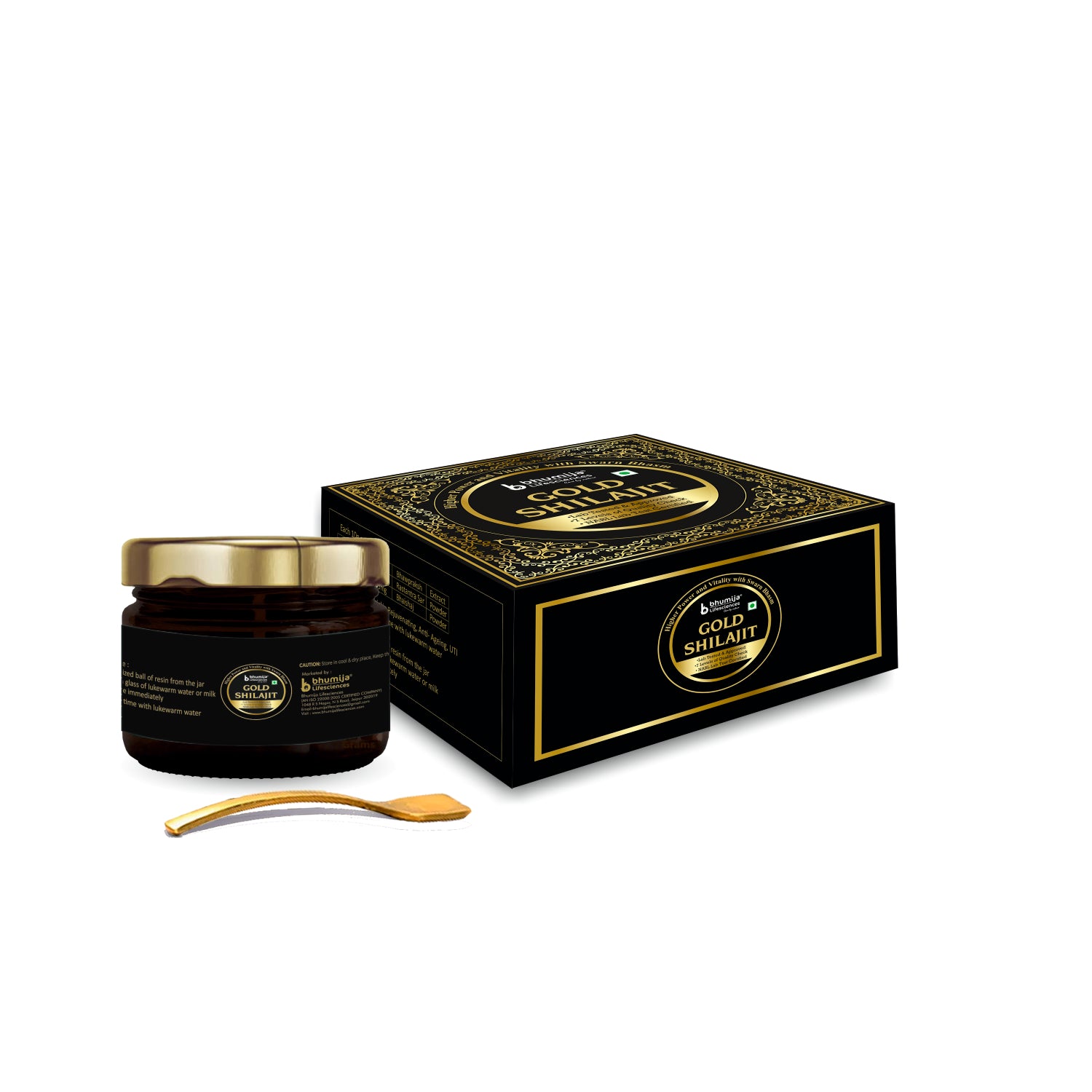 Bhumija Lifesciences Shilajit Gold Resin - 20g