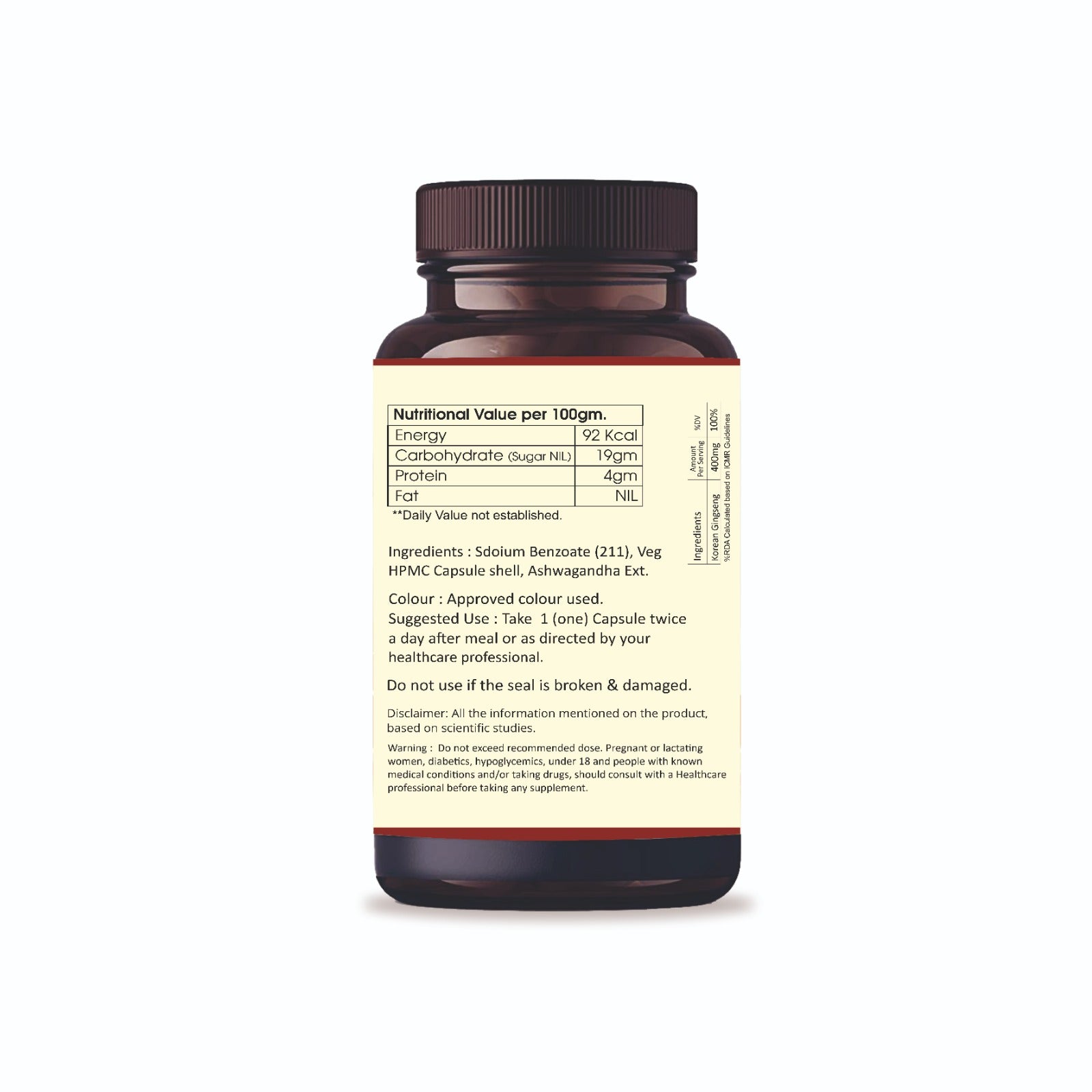 Complete Performance Combo: Bhumija's Active X (Shakti Aasav) With Korean ginseng 60 Capsules
