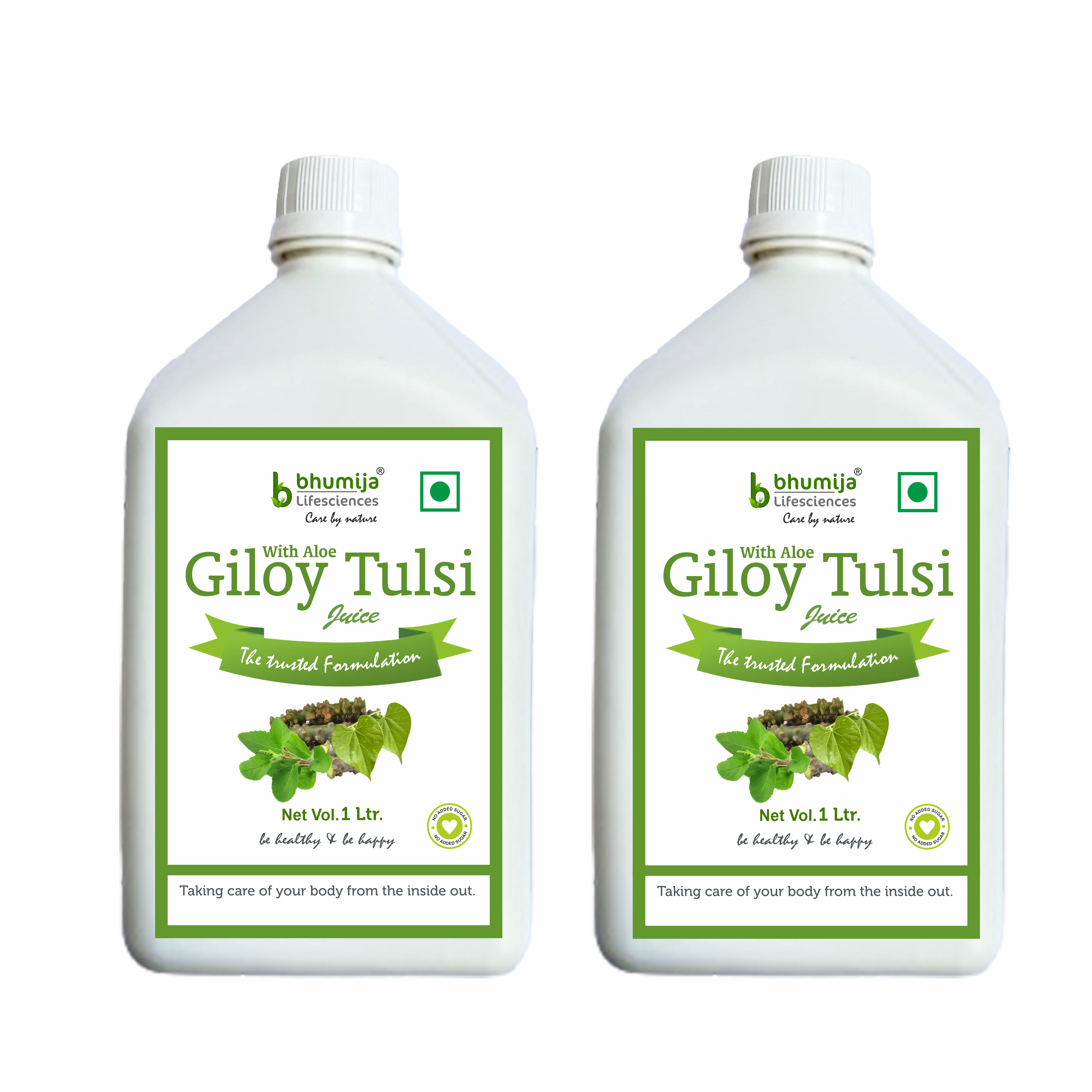 Bhumija Lifesciences Giloy Tulsi Juice Immunity Booster Natural Juice (No added Sugar) 1 Ltr