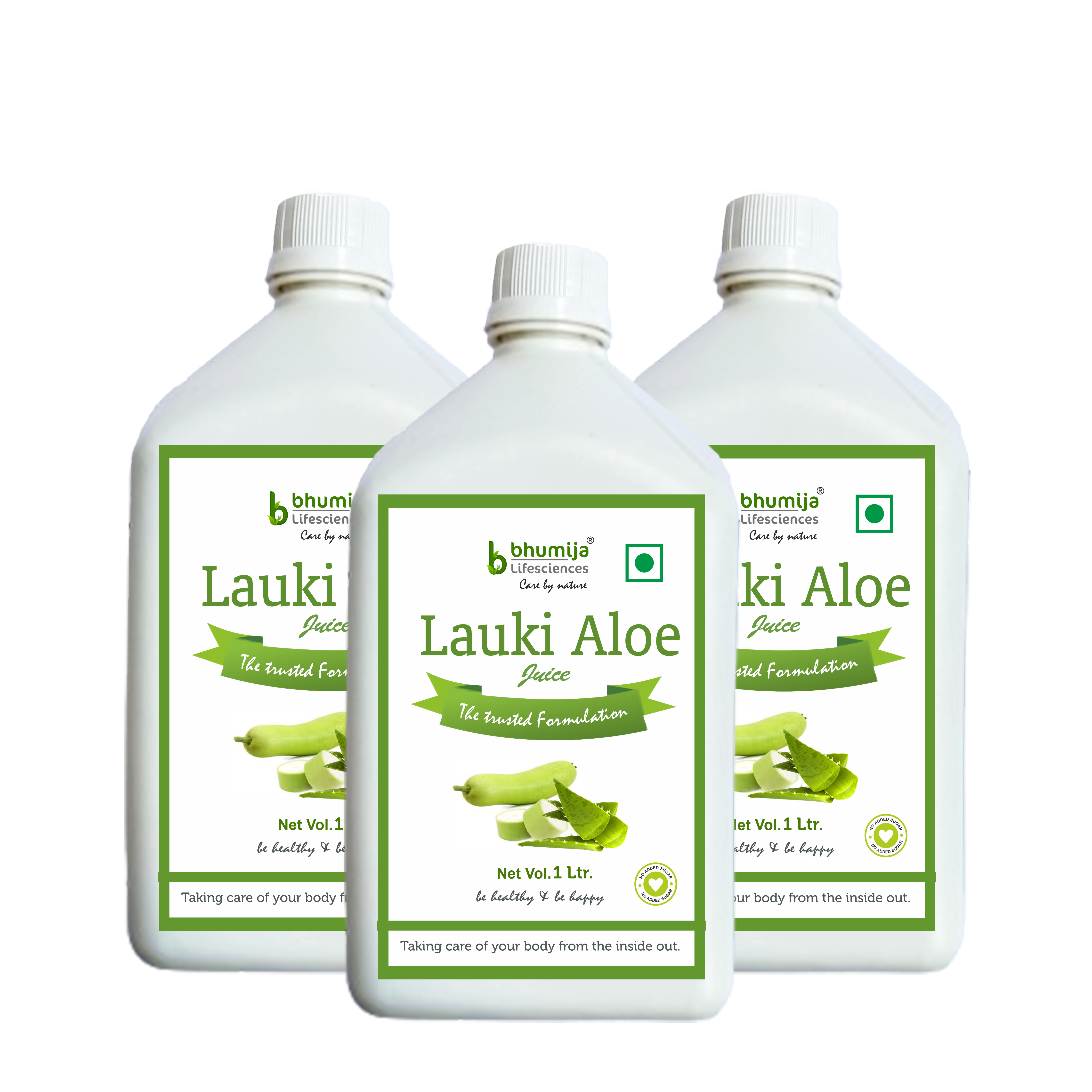 Bhumija Lifesciences Lauki Aolevera Juice (No added Sugar) 1 Ltr