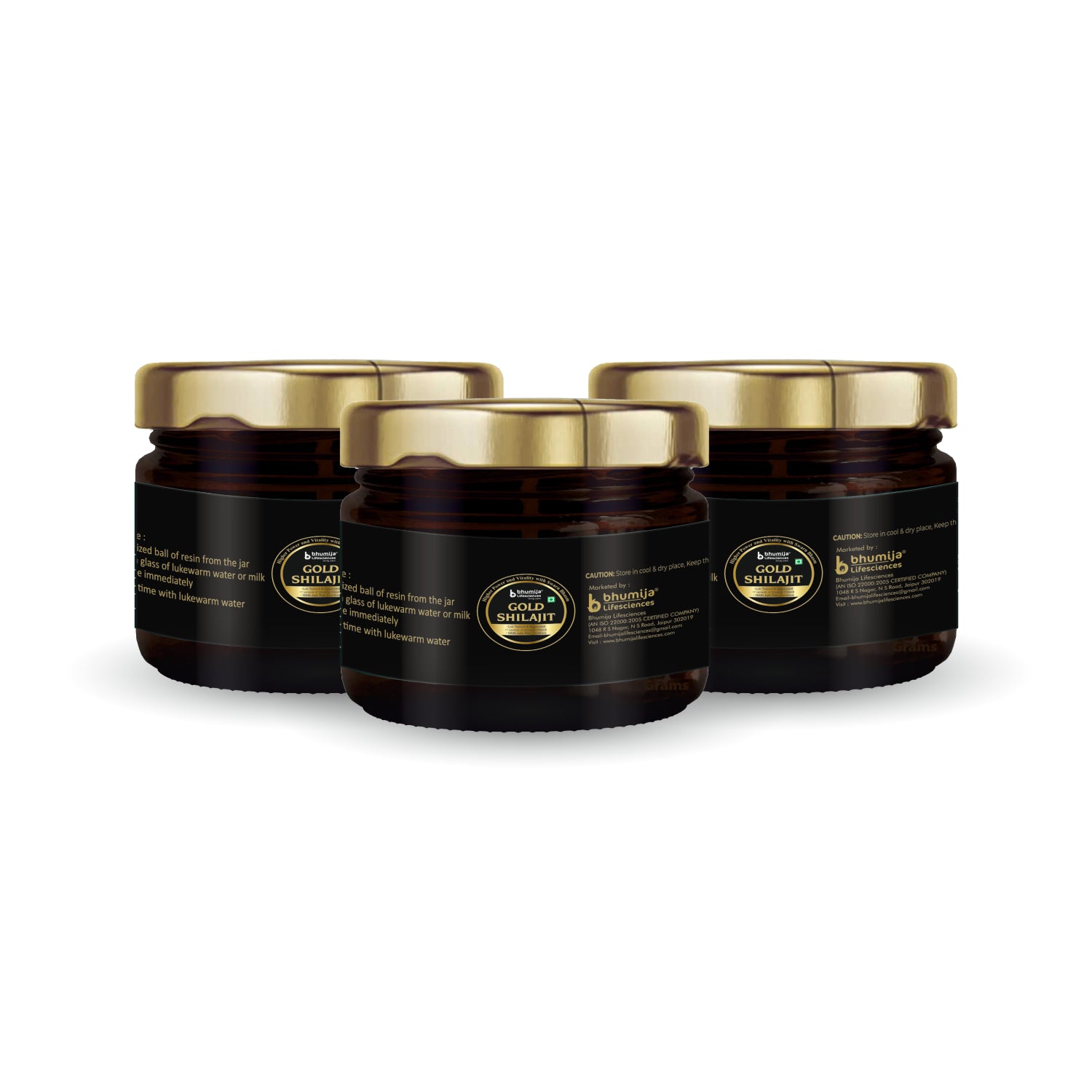 Bhumija Lifesciences Shilajit Gold Resin - 20g