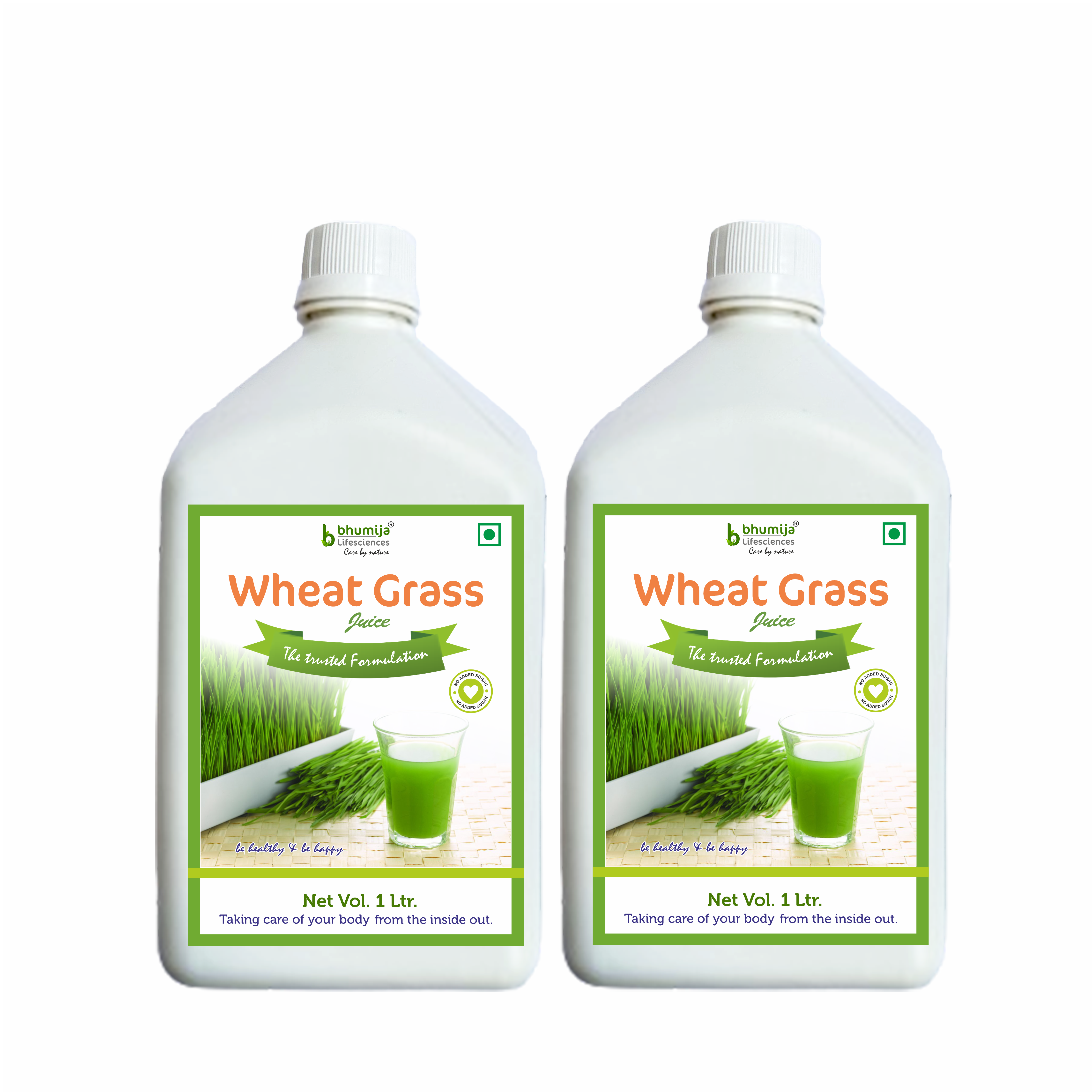Bhumija Lifesciences Wheatgrass Juice With No added Sugar 1 Ltr
