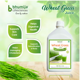 Bhumija Lifesciences Wheatgrass Juice With No added Sugar 1 Ltr