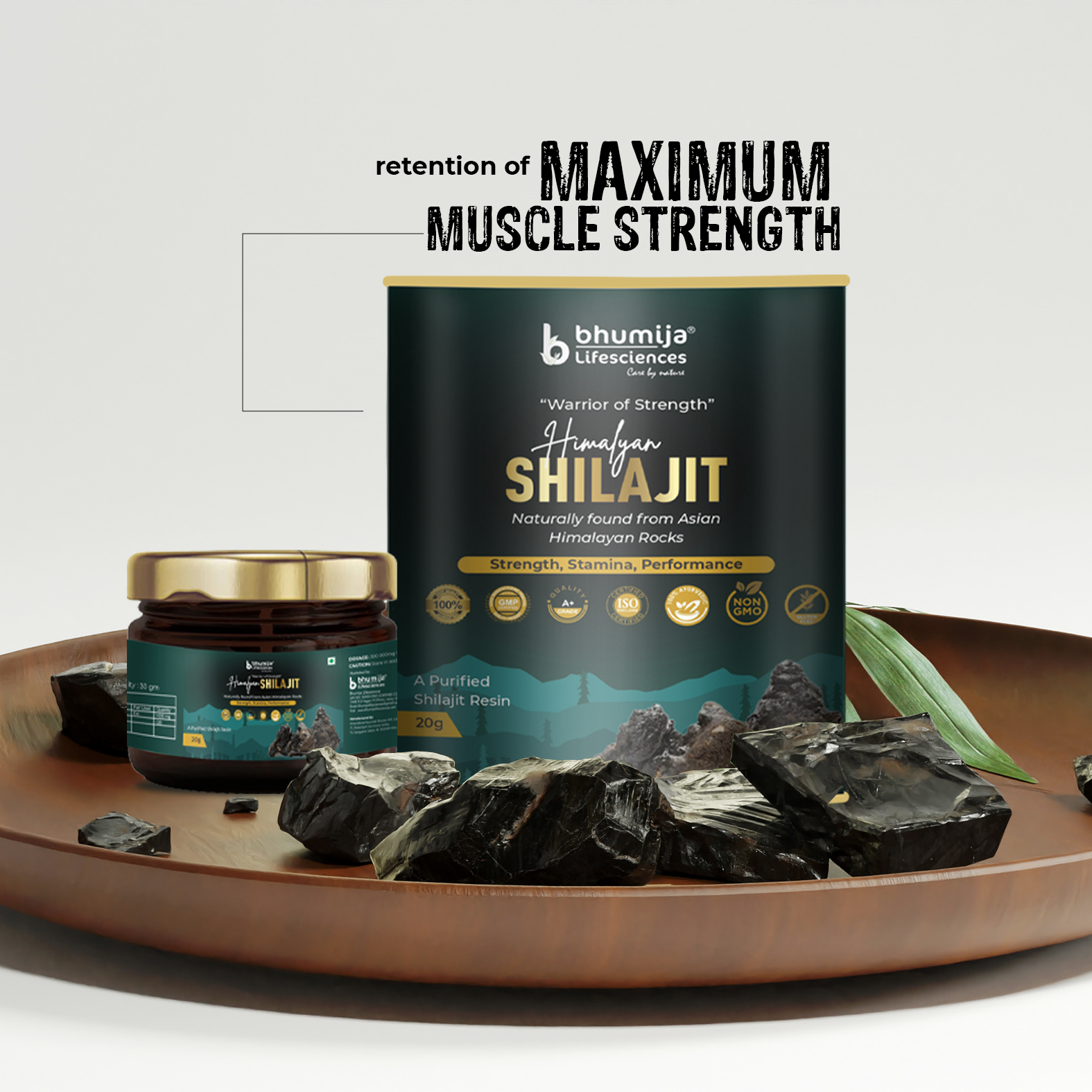 Bhumija Lifesciences Himalayan Shilajit Resin 20 gm