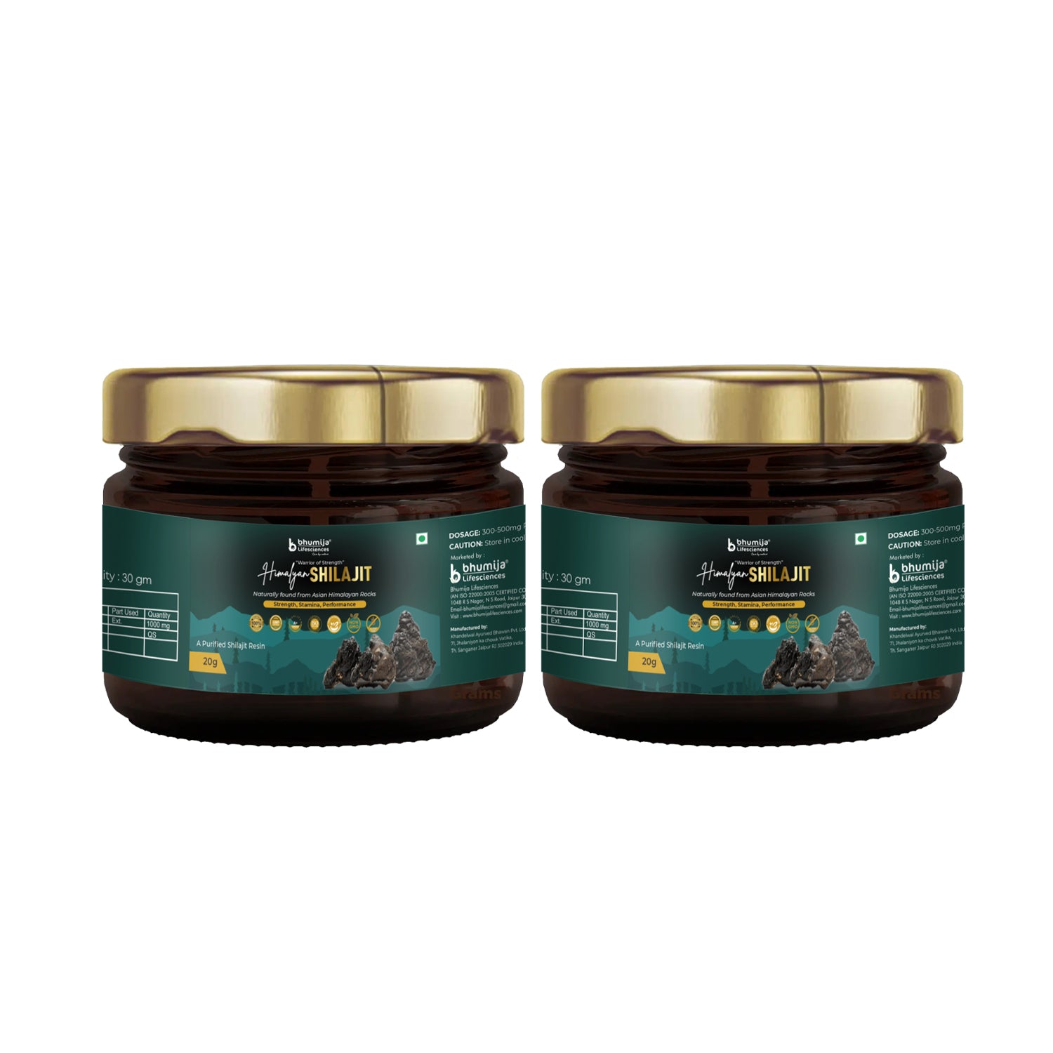 Bhumija Lifesciences Himalayan Shilajit Resin 20 gm