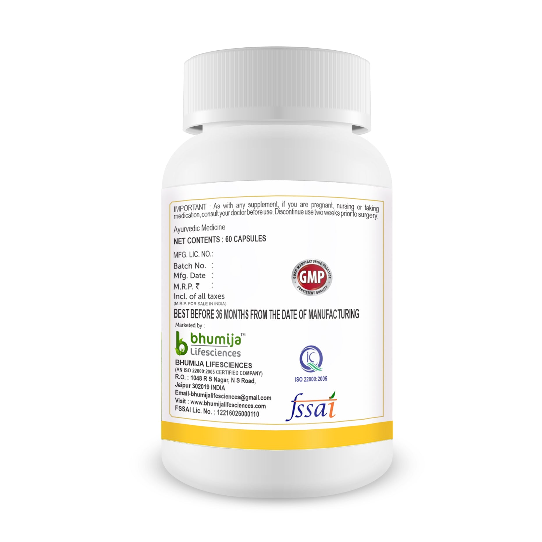 Bhumija Lifesciences Moringa Oleifera 60 Capsules