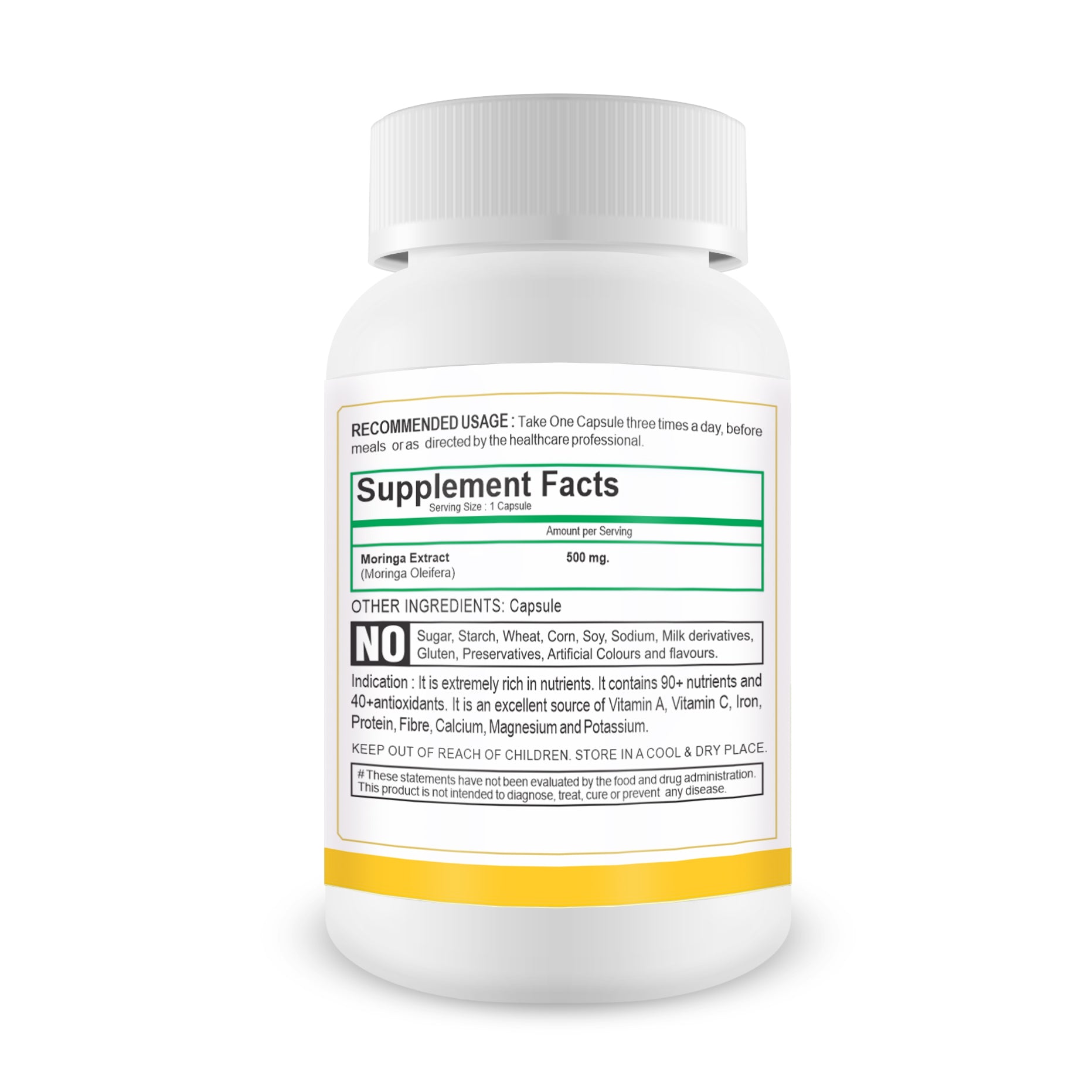 Bhumija Lifesciences Moringa Oleifera 60 Capsules