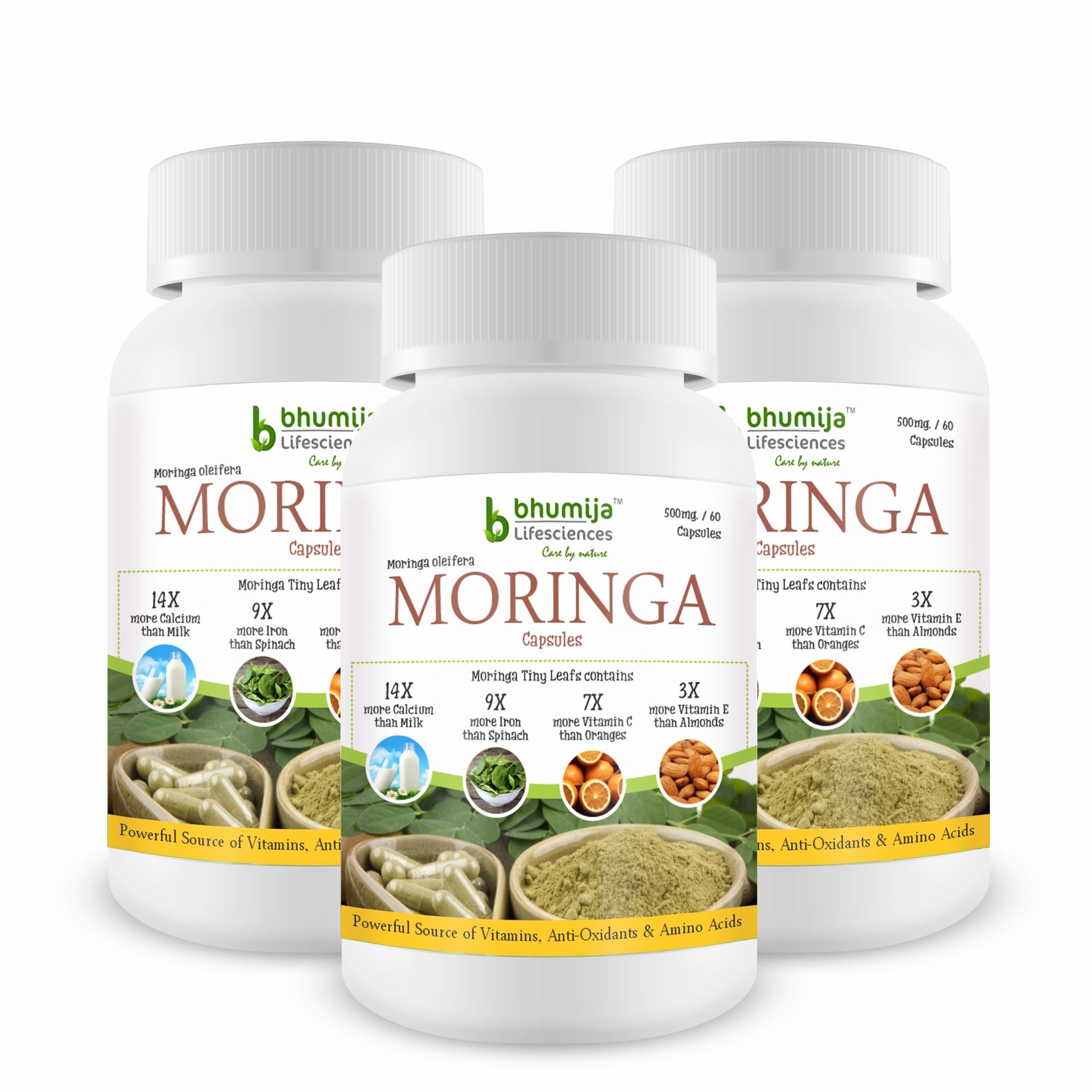 Bhumija Lifesciences Moringa Oleifera 60 Capsules