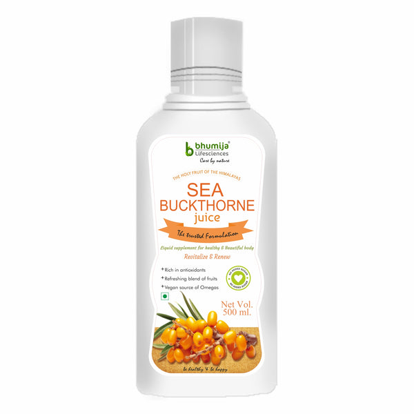 
  Sea Buckthorn: Buy Sea Buckthorn Juice Online 500 Ml – Bhumija Lifesciences
