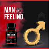 Bhumija Lifesciences Testosterone Booster Supplement for Men 60 Capsules - For Muscle Mass, Testo Boost
