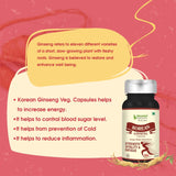 Complete Performance Combo: Bhumija Korean ginseng Capsules with Shilajit Resin