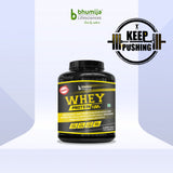 Bhumija Lifesciences 100% Raw Whey Protein Supplement Powder (Rich Chocolate) 2 Kg 4.4 lbs (62.5 Servings)