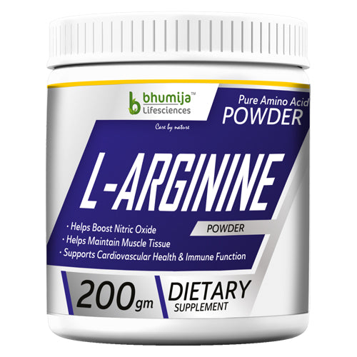 Bhumija Lifesciences L Arginine For Gym Freaks and For Overall Health (Amino Acid) Powder 200 gm