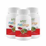 Bhumija Lifesciences PlatiGrow (Papaya & Giloy Extract) 60 Capsules - For Platelets Count