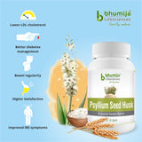 Bhumija Lifesciences Psyllium Husk (Isabgol) 60 Capsules