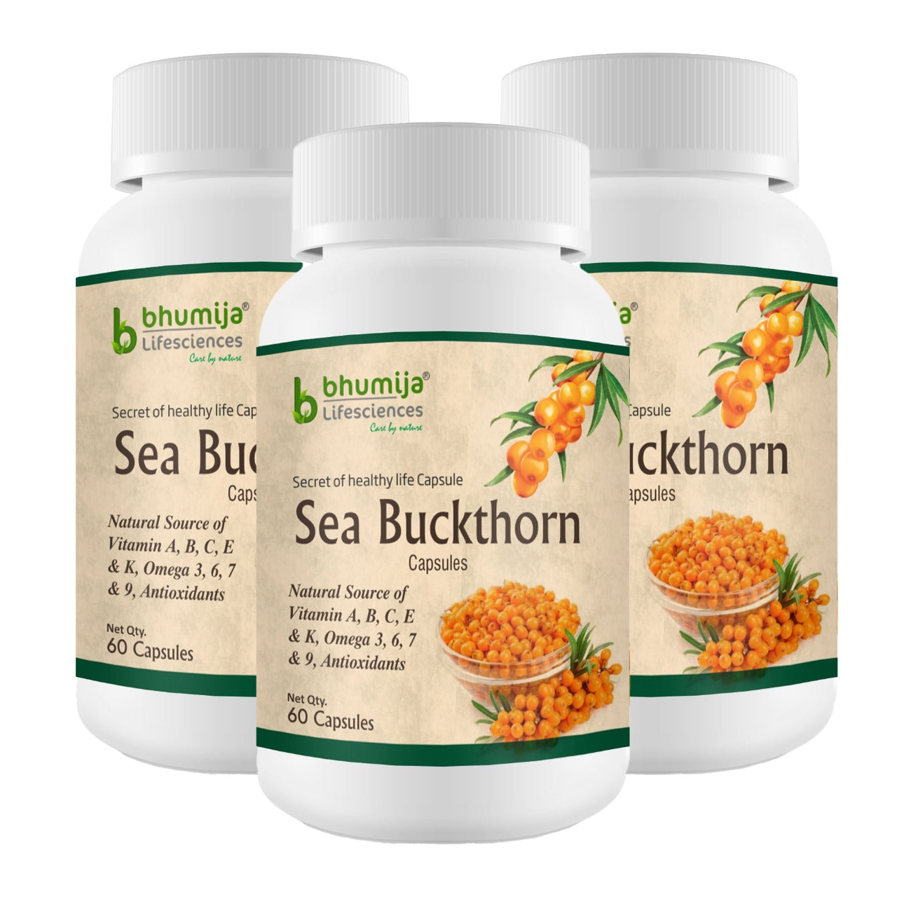 Bhumija Lifesciences Sea Buckthorn 60 Capsules